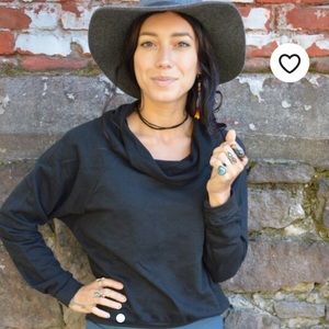 long sleeve coal neck organic cotton shirt